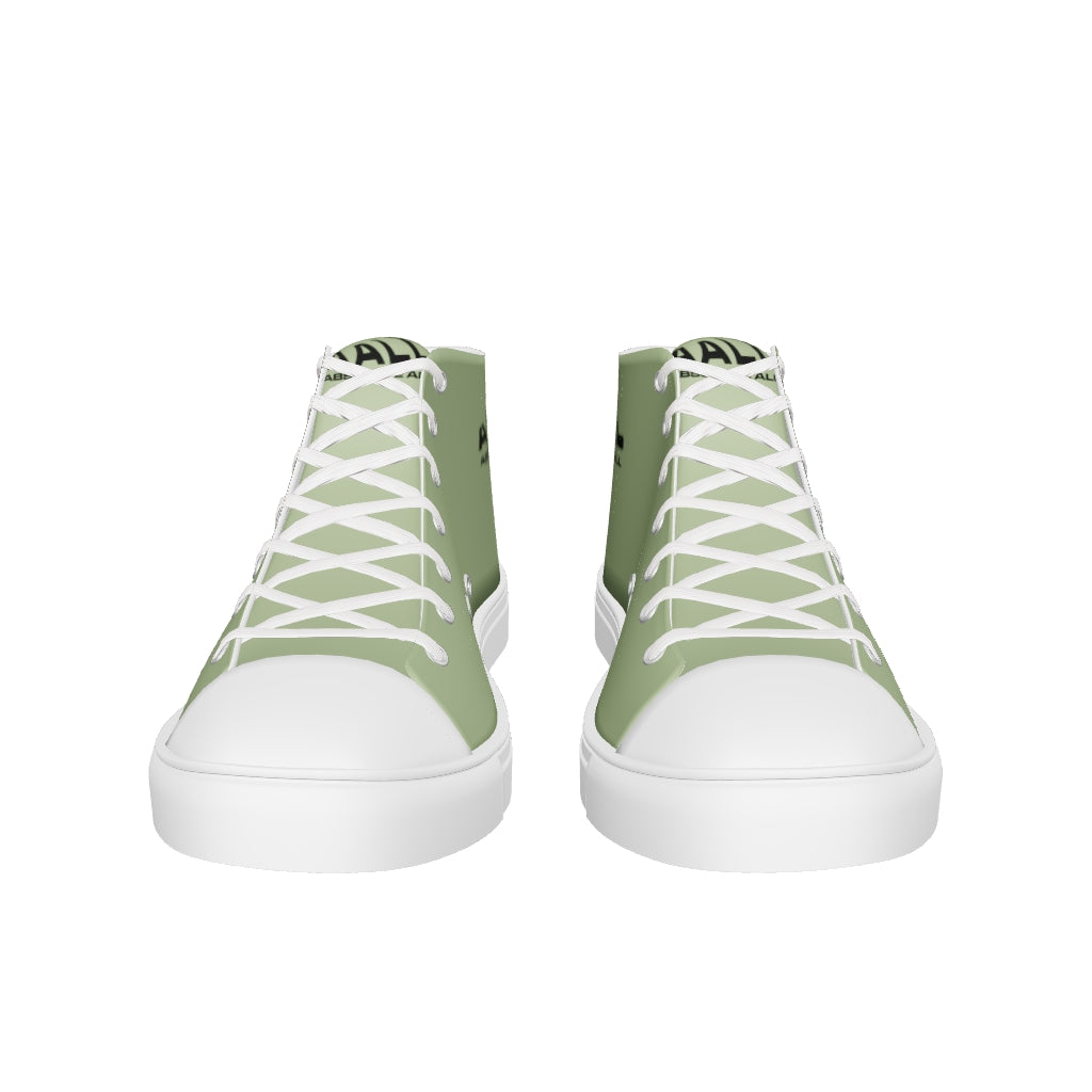 Women’s high top canvas shoes
