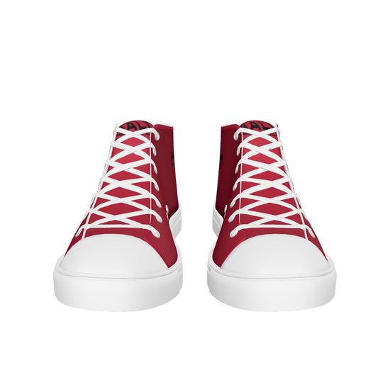 Women’s high top canvas shoes