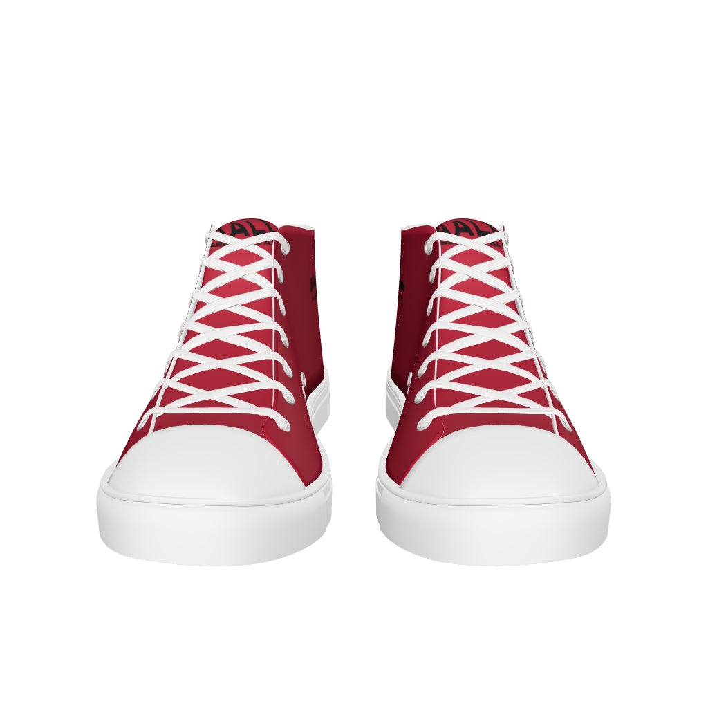 Women’s high top canvas shoes