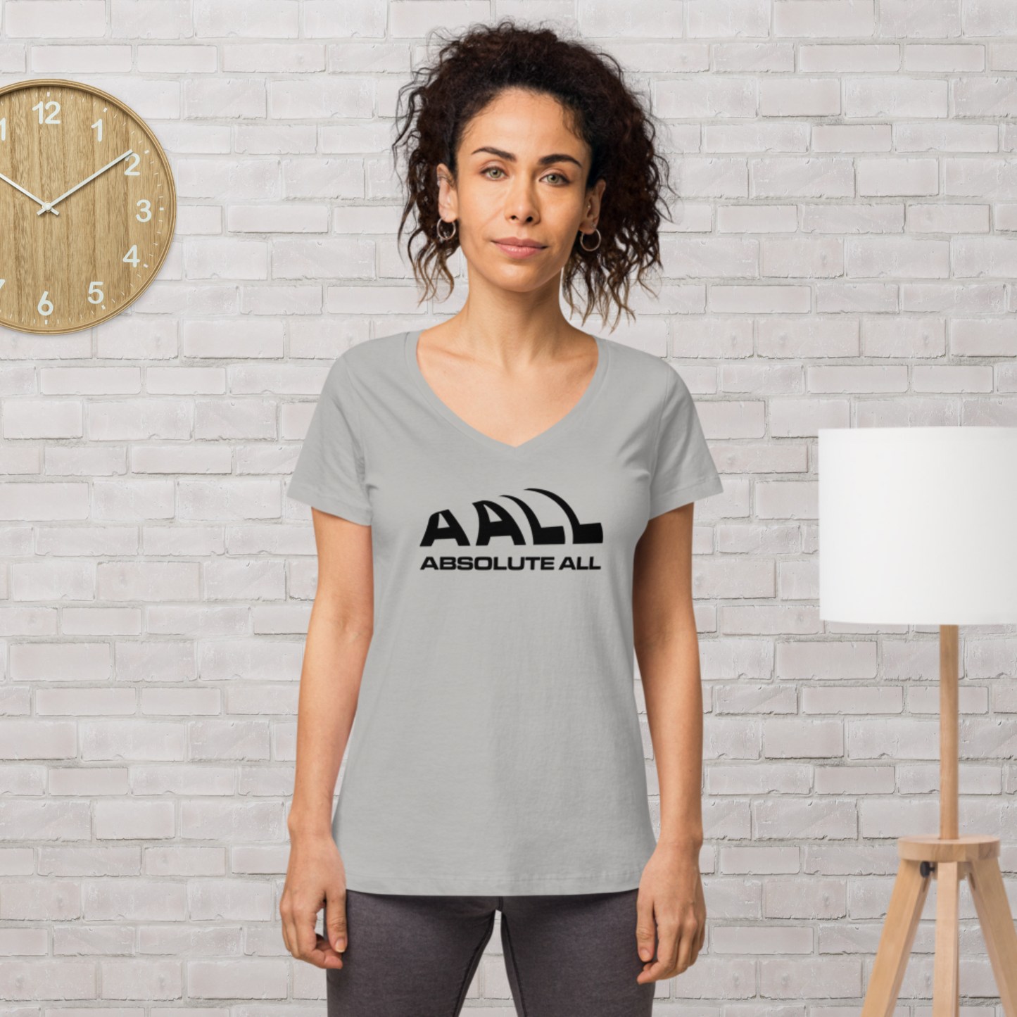 Women’s fitted v-neck t-shirt