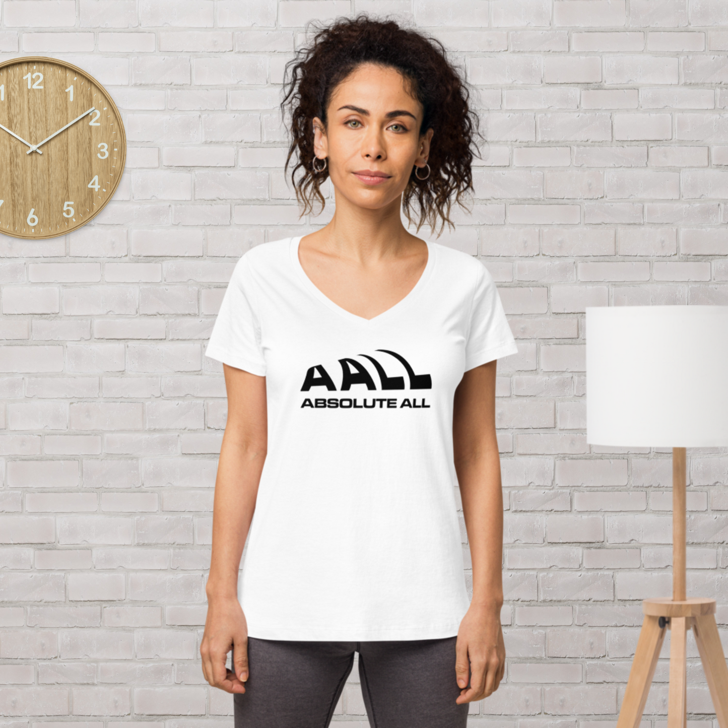 Women’s fitted v-neck t-shirt