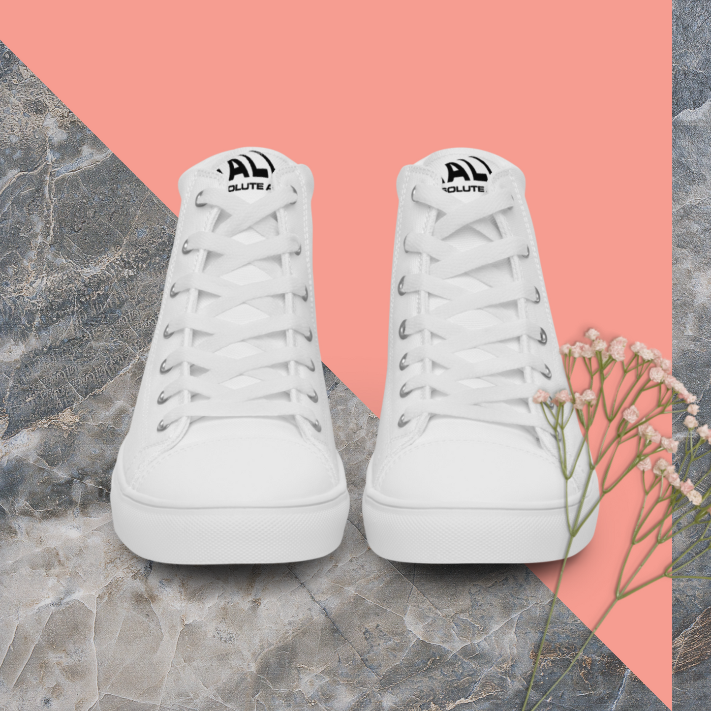 Women’s high top canvas shoes