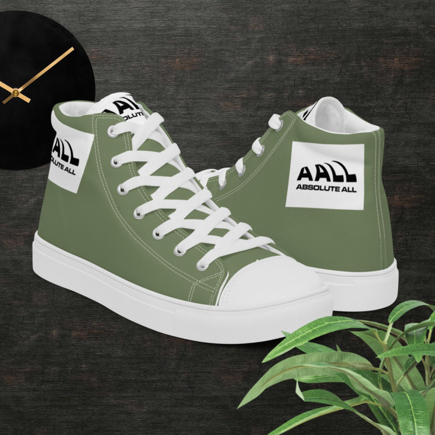 Women’s high top canvas shoes